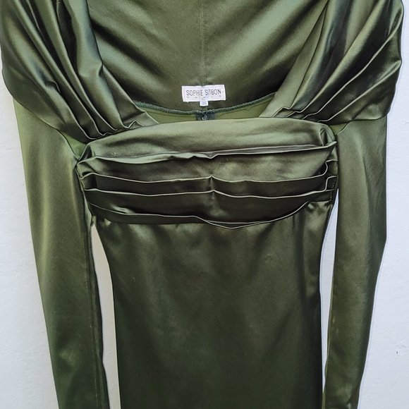 1990'S HIGH-END FORMAL UNUSUAL DRESS - Picture 3 of 10